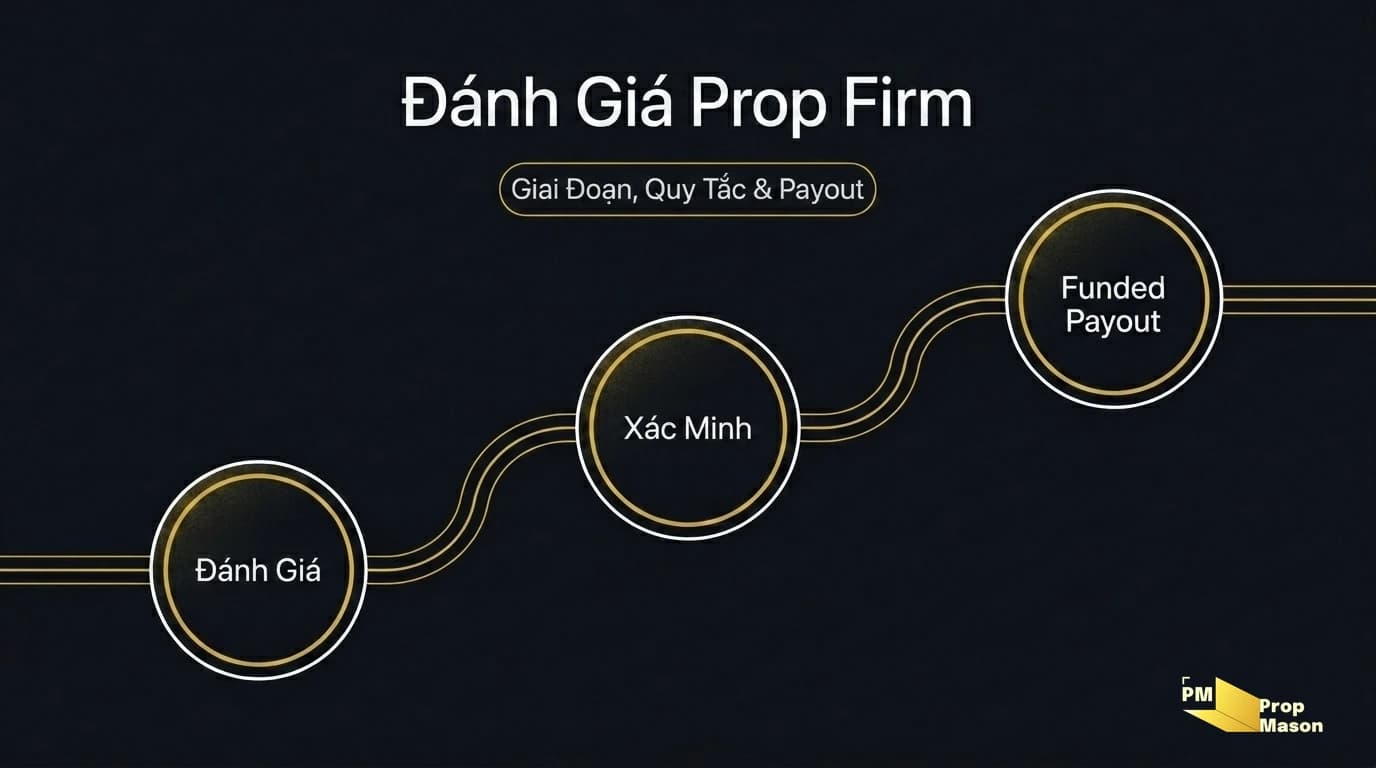 Prop Firm Evaluation Hoạt Động Thế Nào? Phase, KYC, Payout