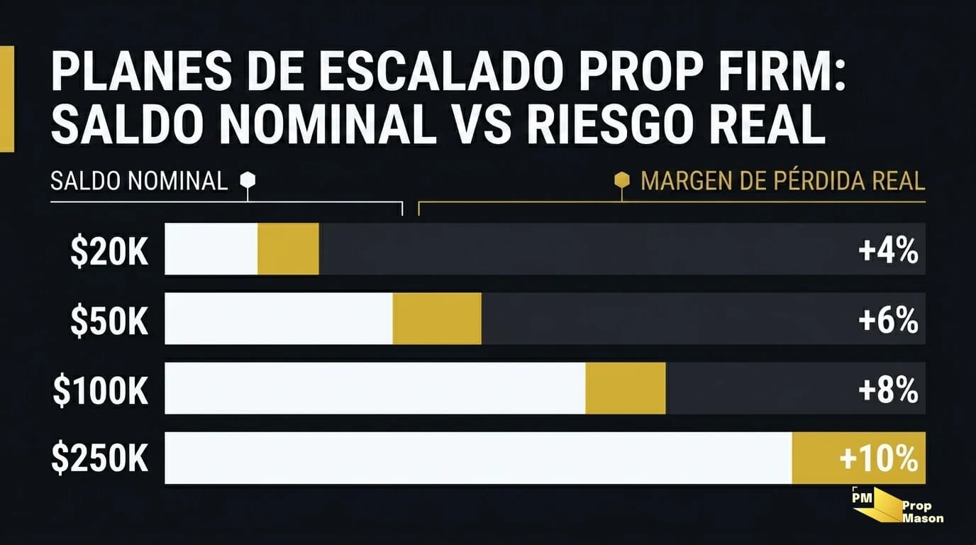Cómo funciona un plan de escalado en una prop firm: Topstep, FTMO y The5ers