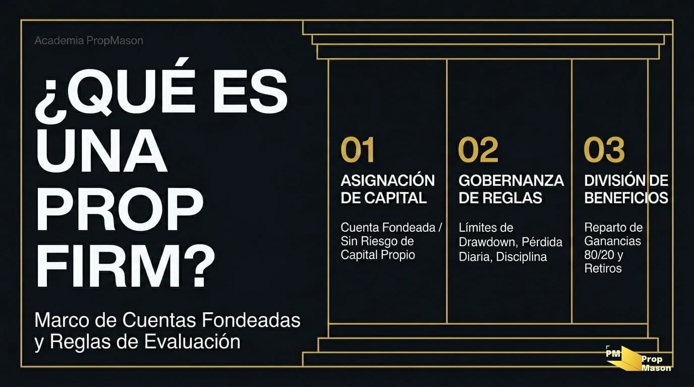 Qué es una prop firm: checklist para principiantes
