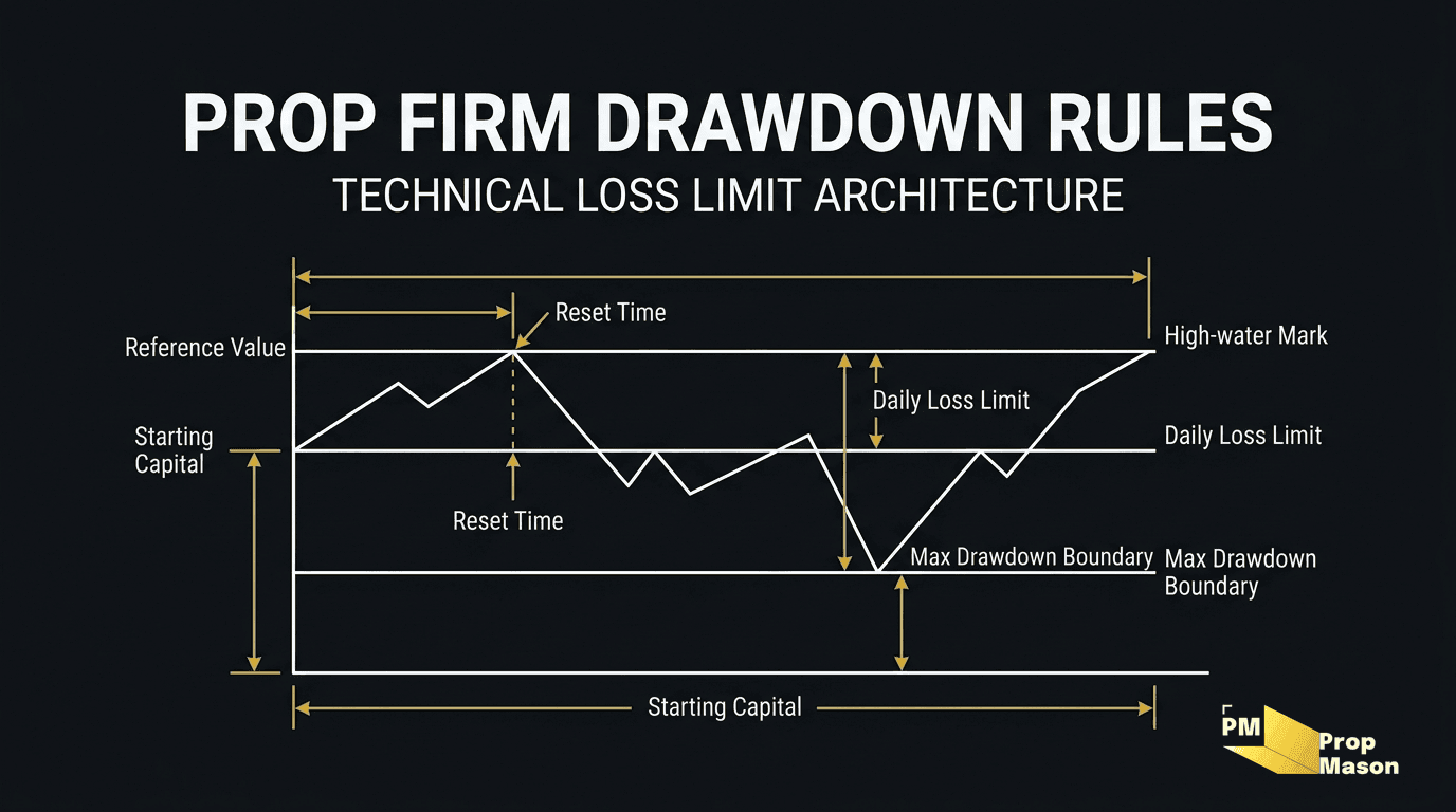 Prop Firm Drawdown Rules: How to Read Loss Limits
