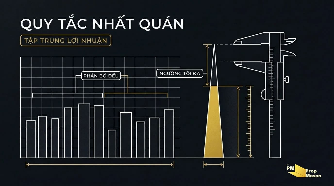 Consistency rule là gì và cách tính công thức tại các prop firm